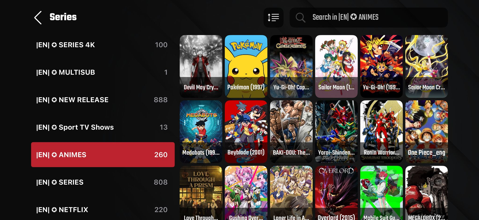 Hanime TV catalogue 4